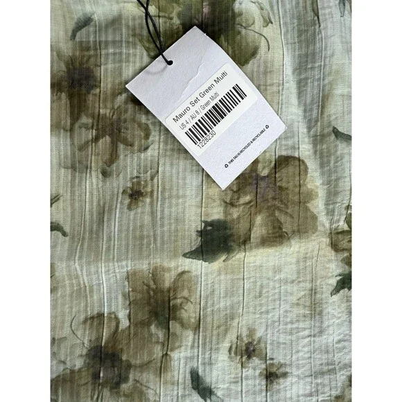 Princess Polly Mauro Set Green Multi Size 4 Retail $75 - Picture 3 of 4